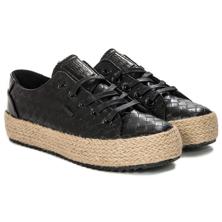 Espadryle Big Star JJ274396 Black Czarne