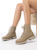 Rieker Women's Warned Beige Boots