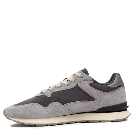 Hoff Retro Sneakers Leather-Textile Trainers Grey 12602402