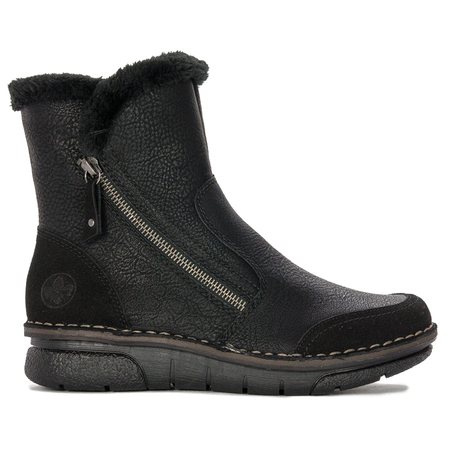 Rieker 73371-00 warned Black Boots
