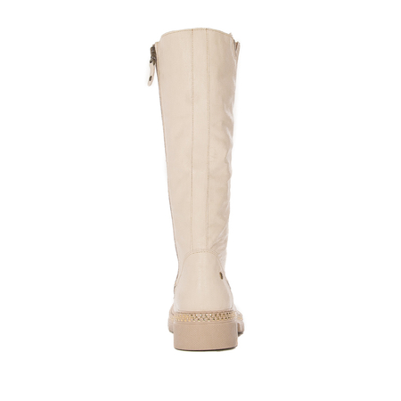 Maciejka Light Beige Women's Lace-Up Boots