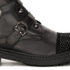 Black Venezia Black leather boots