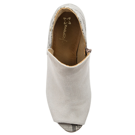 Maciejka Grey Women's Velor Boots