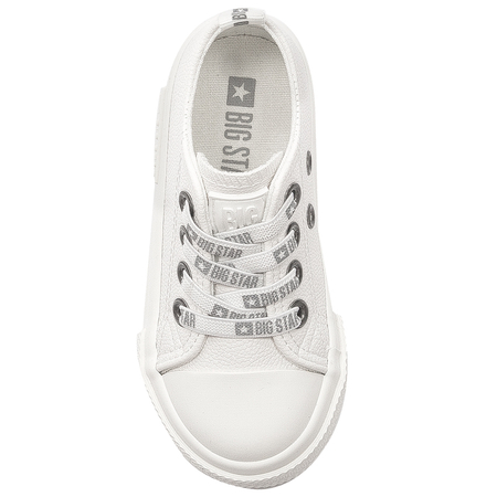 Big Star White children's slip-on sneakers