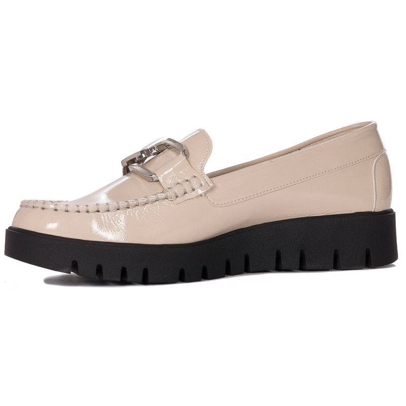 Sergio Leone Women's Beige loafers shoes