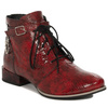 Maciejka Women's Leather Boots Red