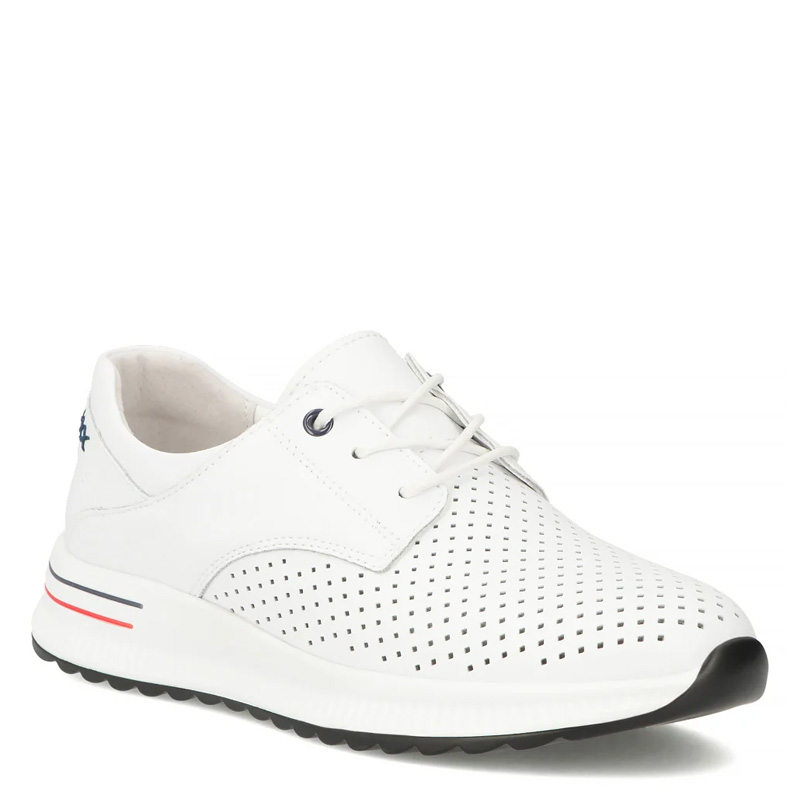 Filippo Women's Leather Sneakers White DP6022-26-WH