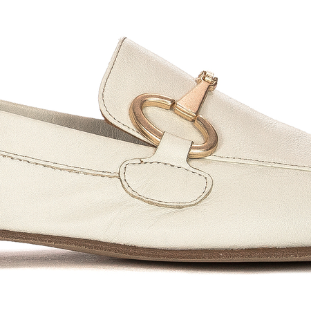 Venezia Lordsy Damskie Skórzane Ivory
