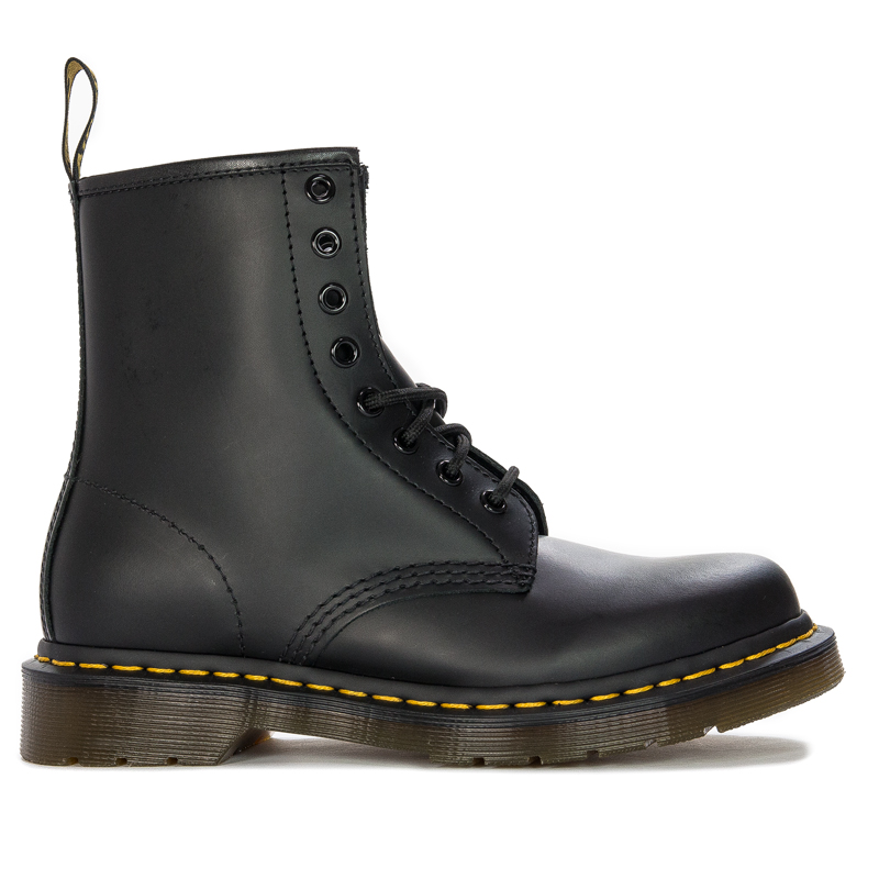 Dr. Martens Botki glany damskie skórzane 1460 Black czarne