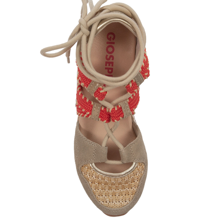 Gioseppo Women's Beige Half Shoes