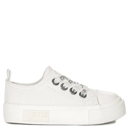 Big Star Trampki dziecięce wsuwane White białe