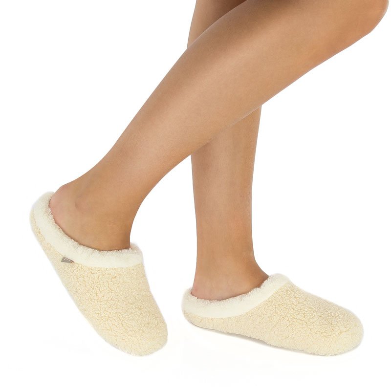 Macarena ANAIS41 Burma Crudo Beige Slides