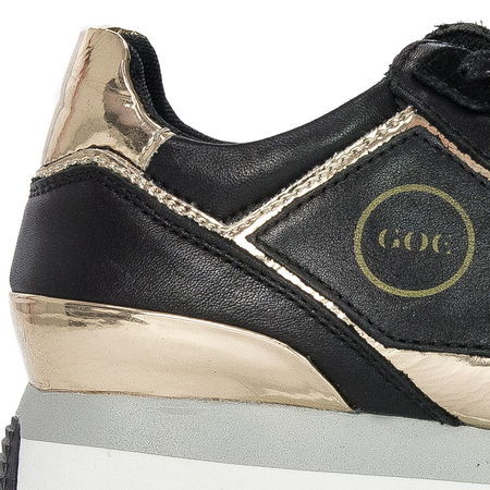 GOE II2N4080 Black Gold Sneakers