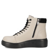 Filippo Beige Women's Leather Warmed Boots
