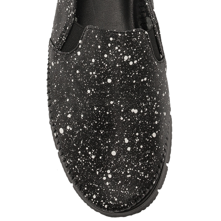 Maciejka Black with Dots Low Shoes