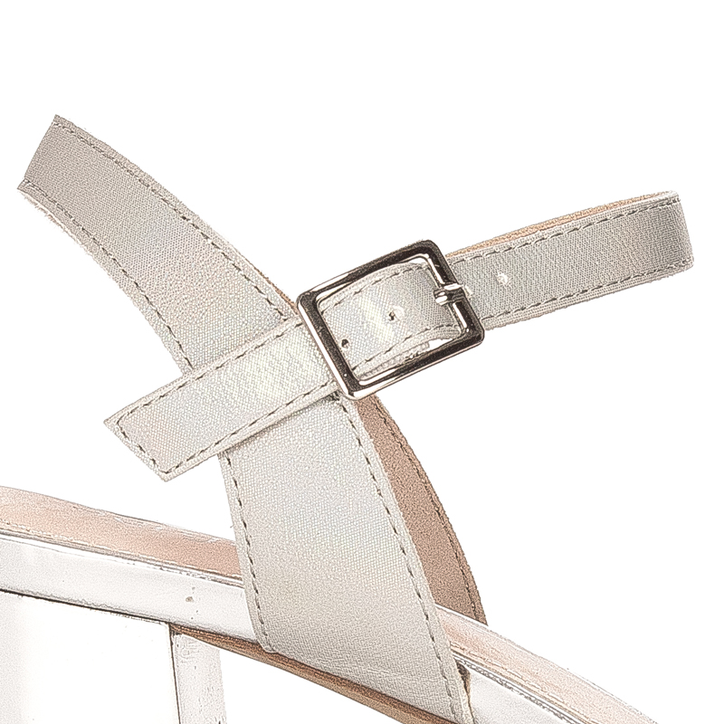Sergio Leone women's Silver sandals