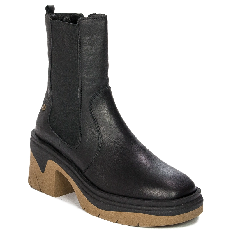 Maciejka 05746-10/00-7 Black+Dark Beige Boots