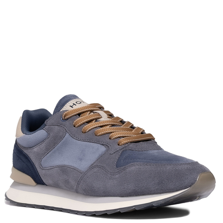 Hoff Sneakersy Skórzane Welurowe Półbuty Niebiesko-Szare HOFF22502003CITY