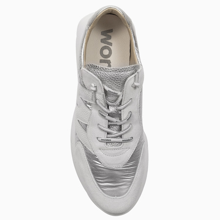 Wonders Sneakersy półbuty damskie Trend V Blanco Plata