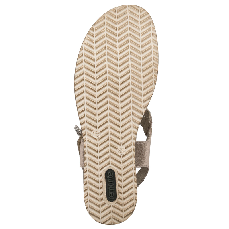 Remonte Women's Velcro Leather Rosa Sandals