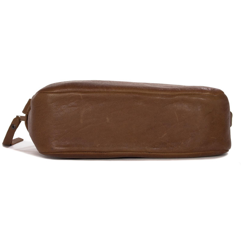 Maciejka Brown Leather Women's small Handbag