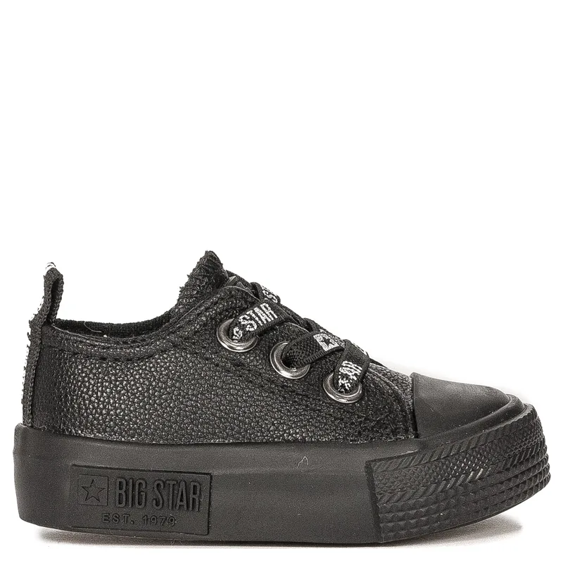 Big Star Trampki dziecięce niemowlęce Black czarne