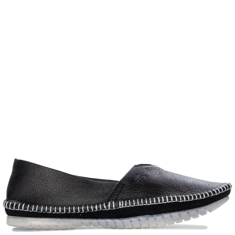 Maciejka Women's Leather Half Shoes Black