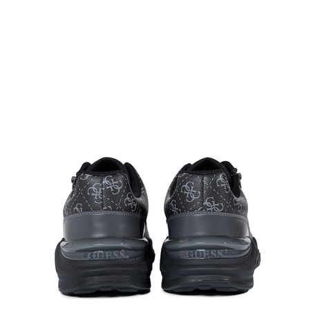 Guess Chunky Side-Zip Sneakers 4G Monogram Black FMFVALELE12-BLACK