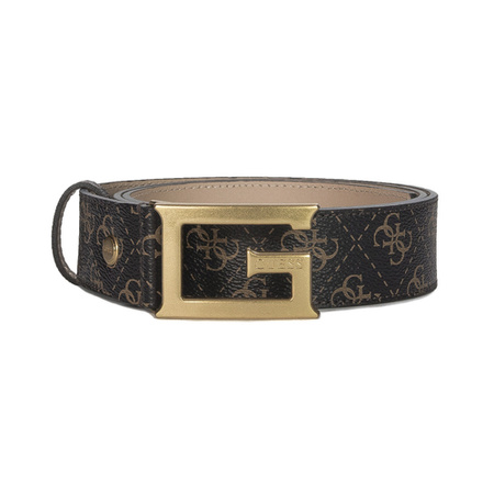 Guess Women's Latte Logo Beige Belt