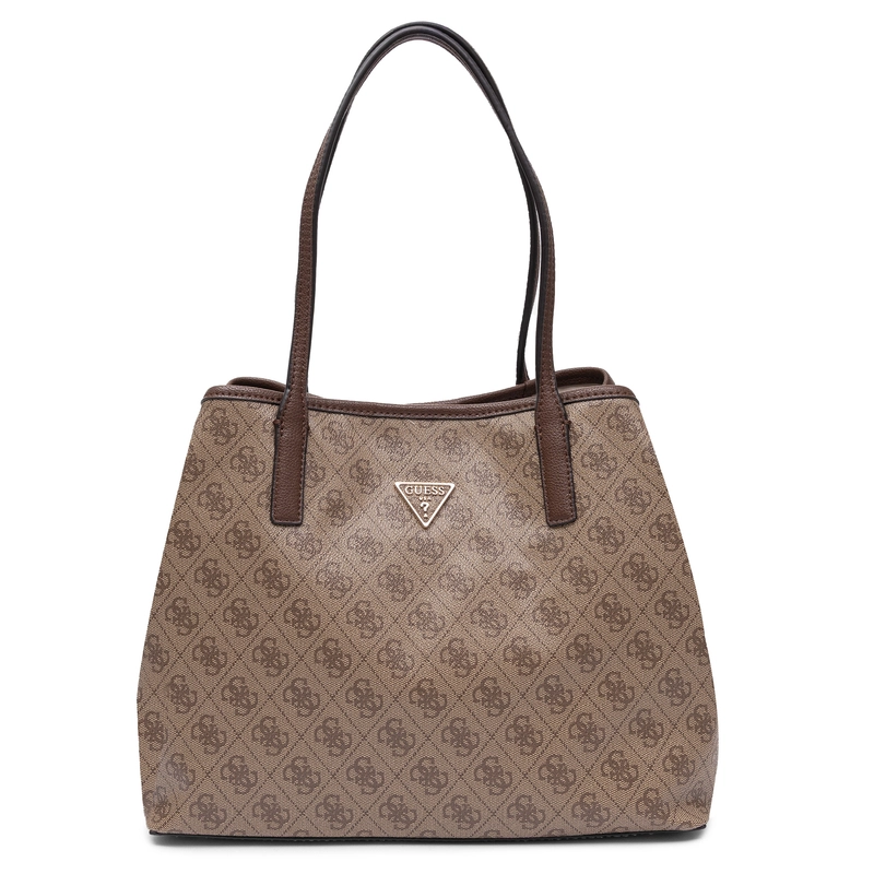 Guess Victtoria Torba Shopper Z Monogramem Brązowa HWESG951428-BROWN