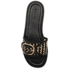  Inuovo Women's Leather Flip-Flops Black