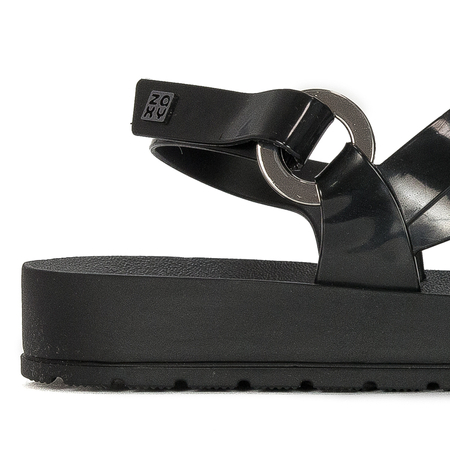 Zaxy Zaxy Freeze Sand Plat Fem Black Sandals