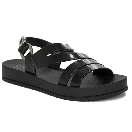 Sandały damskie Zaxy Freeze Sand Plat Fem Black Czarne
