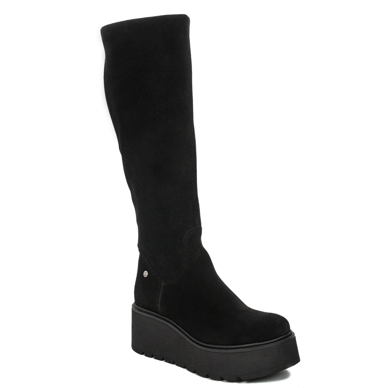 Maciejka 05767-01/00-6 Black Knee-High Boots