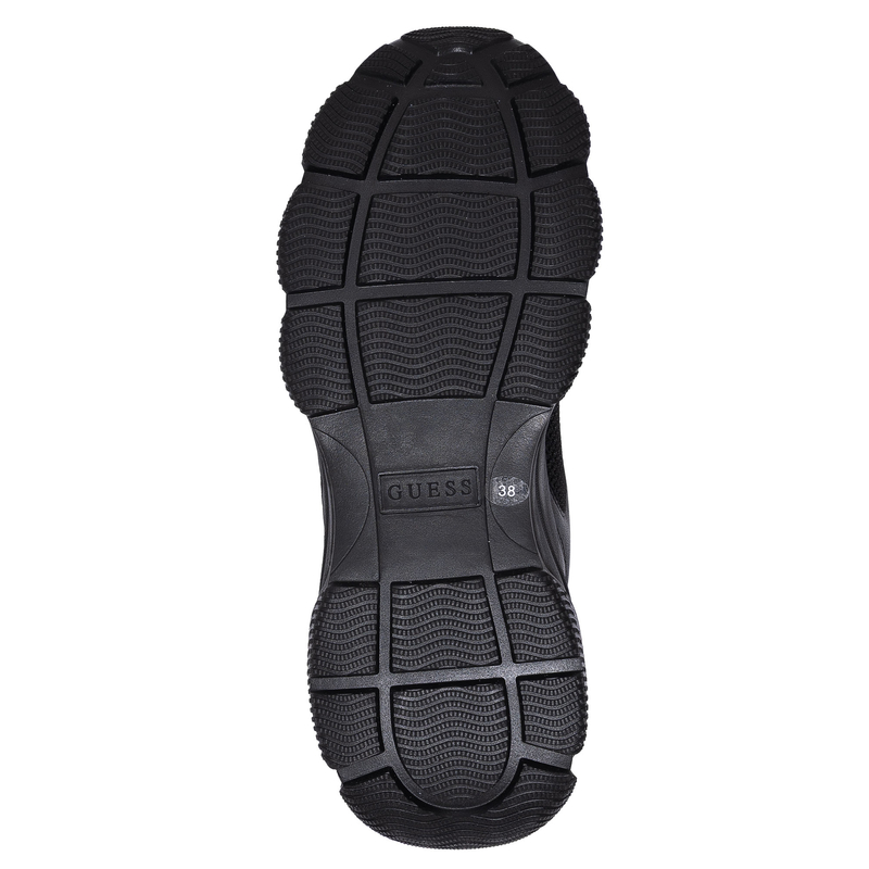 Guess Sneakersy Damskie Na Platformie Czarne