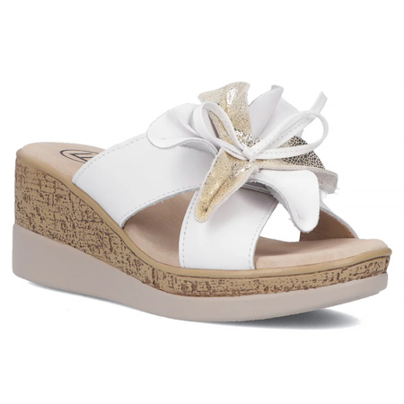 Filippo Women's White Slides