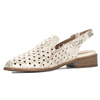 Maciejka Women's Beige and Gold Half Shoes