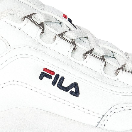 Sneakersy Fila Strada Low Kids White Białe