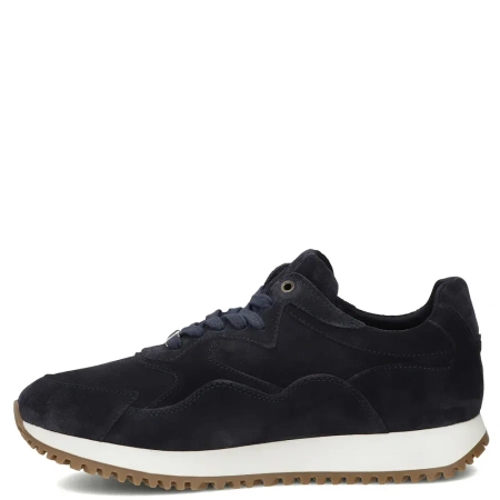 Filippo Leather Suede Sneakers Lace-up Navy Blue MP8276-26-NV