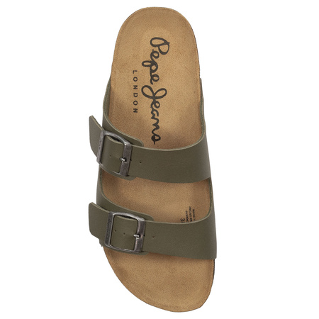 Pepe Jeans Women's Flip Flops Khaki