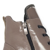 Venezia Women's Beige patent leather boots