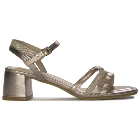 Sergio Leone Gold and Cooper Sandals