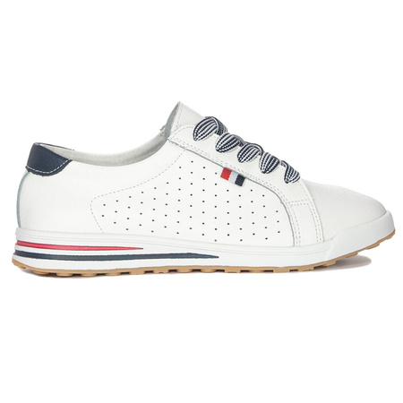 Filippo leather WH White shoes