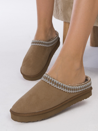 Inblu Kapcie Klapki Damskie Camel