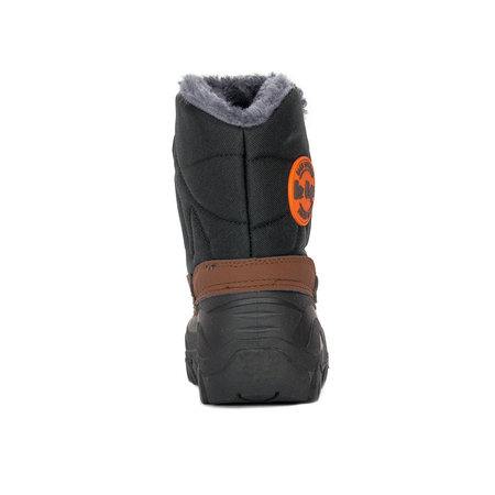 Lee Cooper Śniegowce botki dziecięce chłopięce Black+Camel