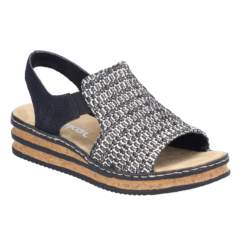 Rieker Women's Black Sandals
