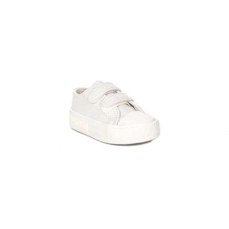 Big Star White baby sneakers with velcro