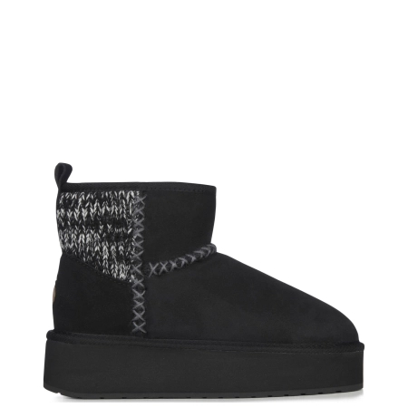 EMU Australia Stinger Knit Flatform Black W13143 Black
