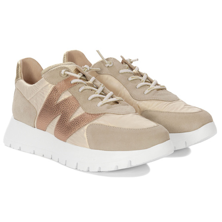 Wonders Women's Platform Half Shoes Sand