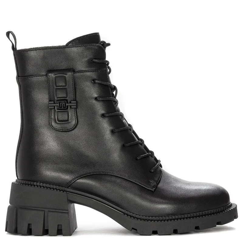 Filippo Botki damskie ocieplane Black czarne